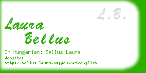 laura bellus business card